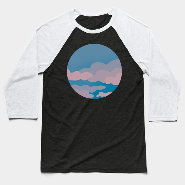 Mr Blue Sky / Beautiful Skies Baseball T-Shirt by nathalieaynie